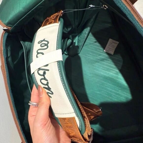 Malbon Boston Golf Apparel Bag - Stylish Travel Carryall - Picture 8 of 10